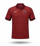 Additional picture of South Carolina Gamecocks 2026 NIKE Men's Dri-FIT Victory Stripe Polo GARNET SMALL