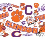 Additional picture of Clemson Tigers 24oz ALL OVER Tervis Tumbler