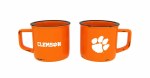 Additional picture of Clemson Tigers 14oz Ceramic Camp Cup with Enamel Finish