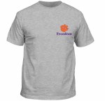 Additional picture of Clemson Tigers Free Helmet T-Shirt SMALL