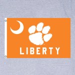 Additional picture of Clemson Tigers Liberty Flag T-Shirt LARGE