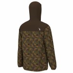 Additional picture of Local Boy Outfitters Two-Toned Rain Jacket BROWN SMALL
