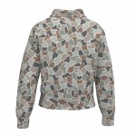 Additional picture of Local Girl Velvet Fleece Quarter Zip FOREST CAMO FLORA X-SMALL