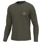 Additional picture of Local Boy Outfitters YOUTH Long Sleeve Heather Performance T-Shirt YOUTH X-SMALL