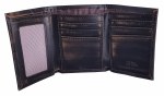 Additional picture of South Carolina Gamecocks Burnished Men's Tri-Fold Wallet