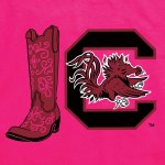 Additional picture of South Carolina Gamecocks Show N Boots T-Shirt SMALL