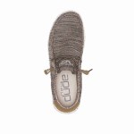 Additional picture of Hey Dude Wally Sox BROWN Size 9