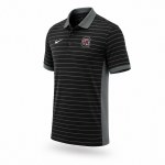 Additional picture of South Carolina Gamecocks 2026 NIKE Men's Dri-FIT Victory Stripe Polo BLACK SMALL