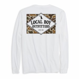 Local Boy Outfitters Vintage Founder's Flag LONG Sleeve T-Shirt SMALL