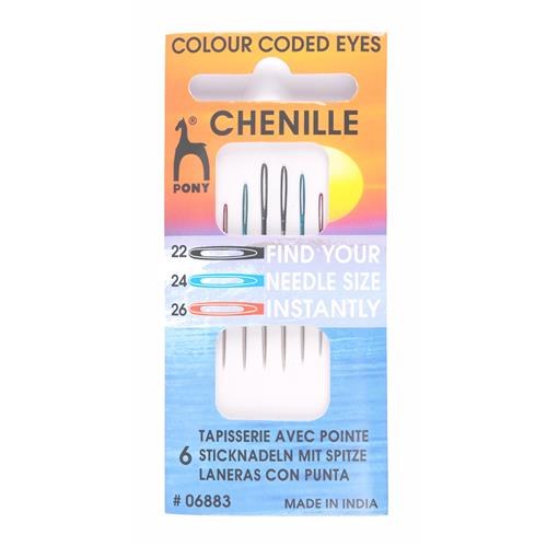 Pony Chenille Needles 22/26
