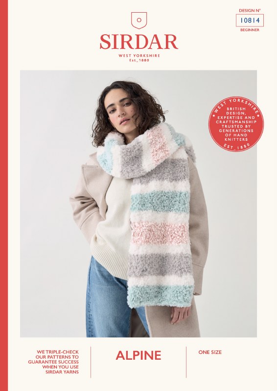Sirdar 10814 Scarf in Alpine