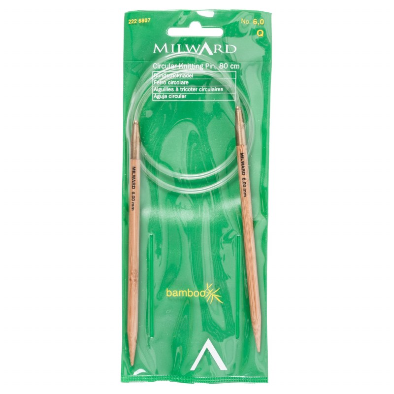 Milward Bamboo Circ 80cmx6mm