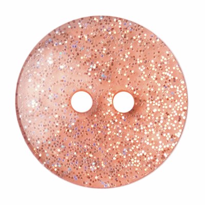 Button Glitter Gold 18mm