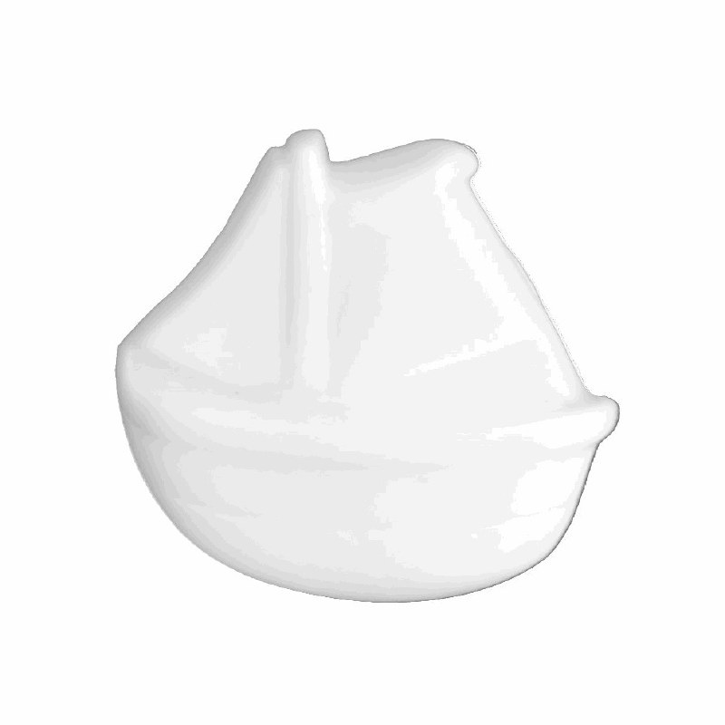 Button Ship 15mm White