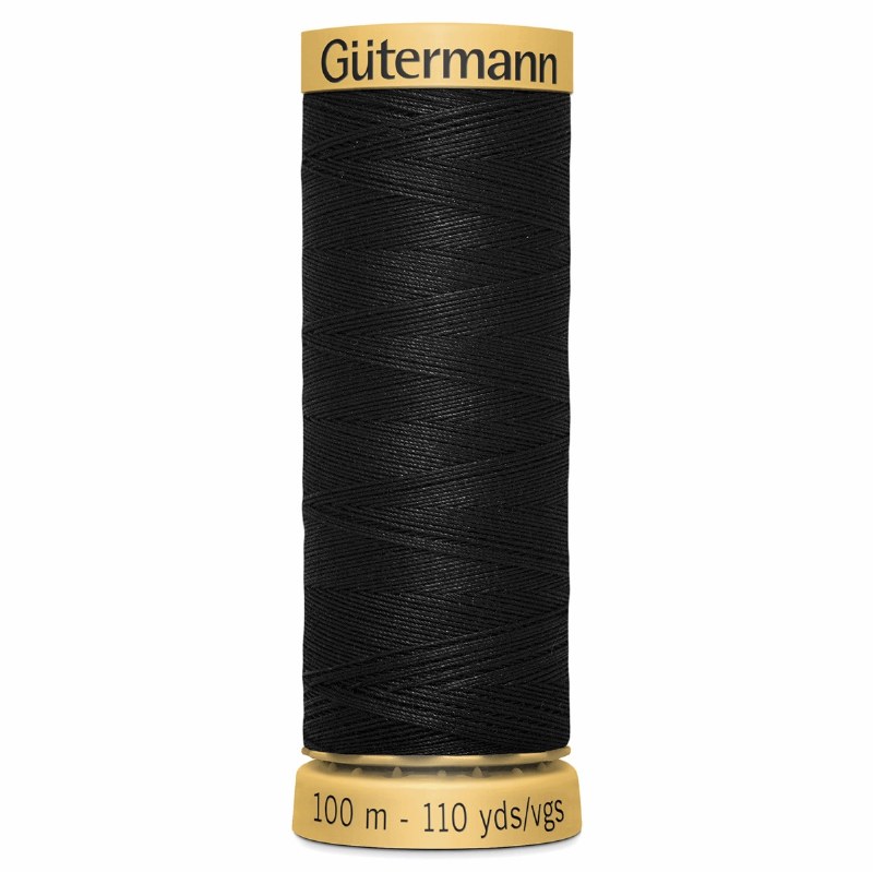 Gutermann Thread Cotton Black