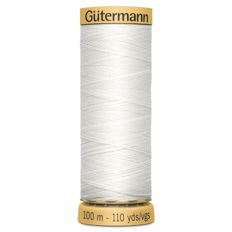 Gutermann Thread Cotton White