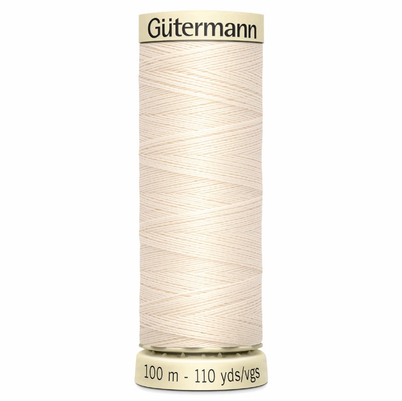 Gutermann Thread Col 802 Cream