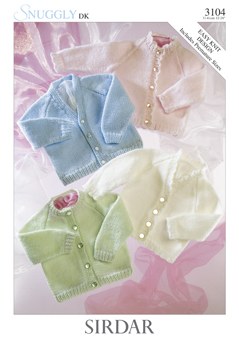 Sirdar 3104 Easy baby cardi dk
