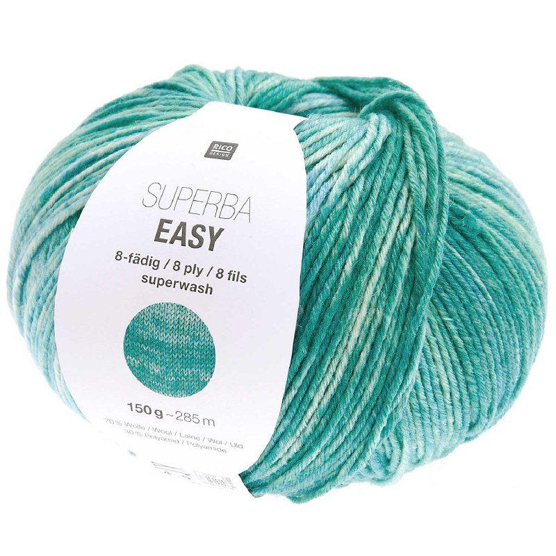 Rico Superba Easy 8ply 07 Aqua
