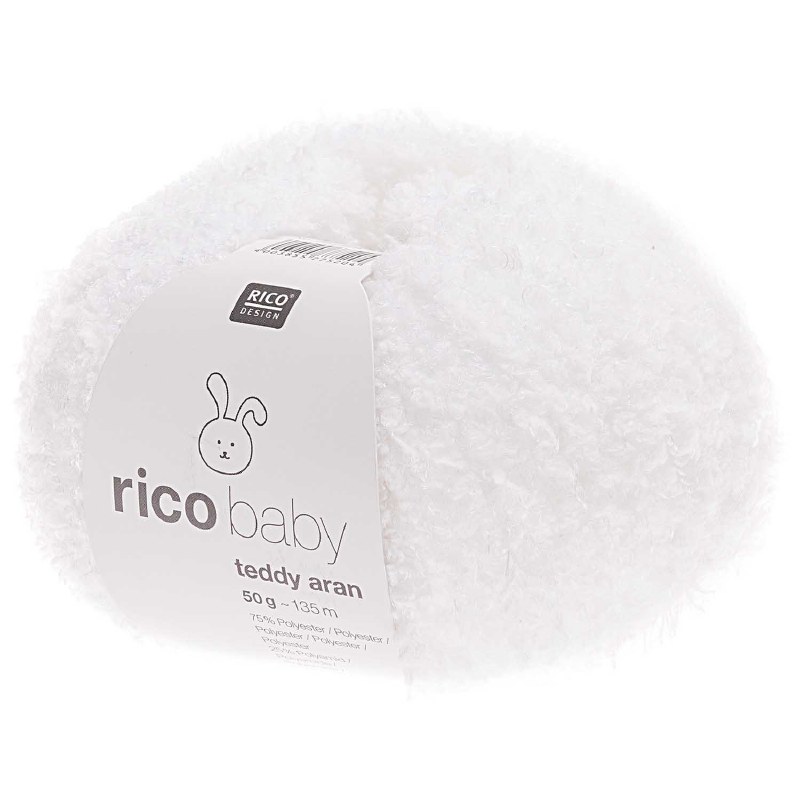 Rico Baby Teddy Aran 01 White