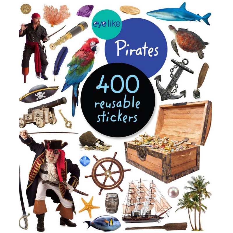Pirates Re-usable Stickers
