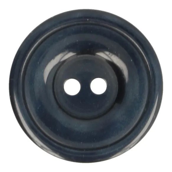 Button Round 22.5mm Navy