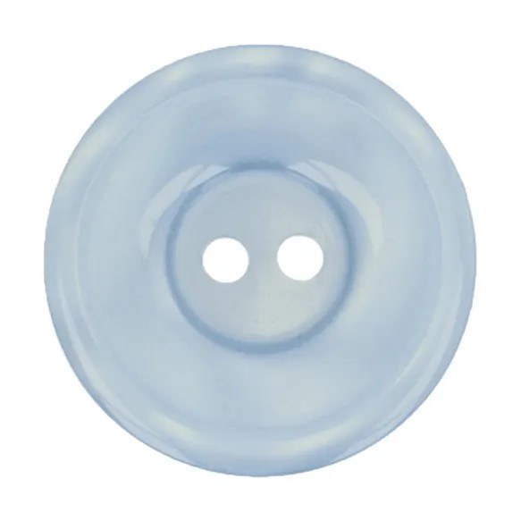 Button Round 22.5mm Blue