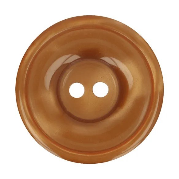 Button Round 22.5mm Brown