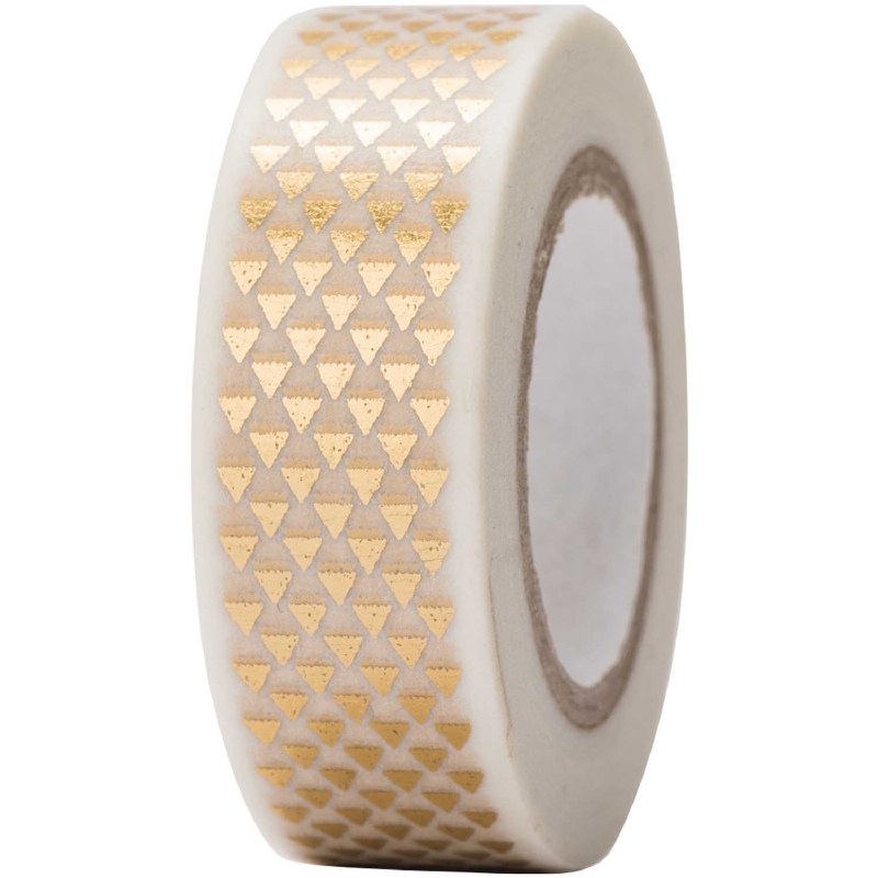 Tape Triangles Gold, Hot Foil