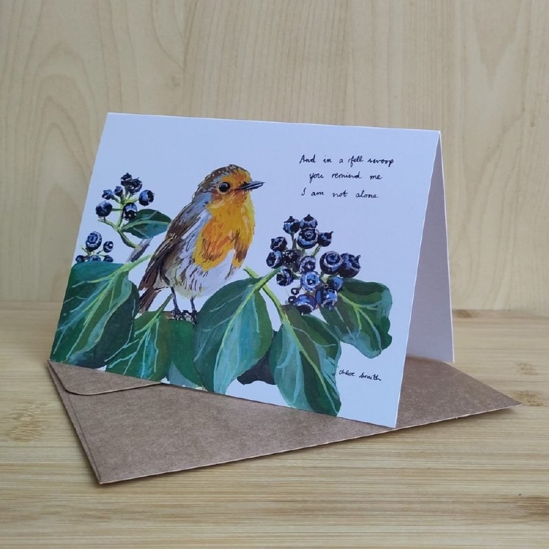 JNC Robin Greeting Card