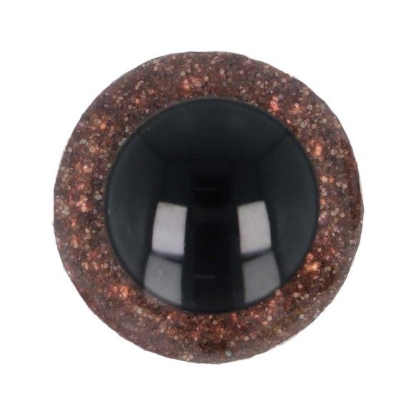 Safety Eyes Glitter 8mm Brn