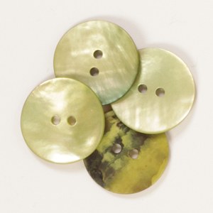 Drops Button 611 Round Green