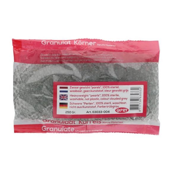 Glass Pellets Heavy 250g Grey