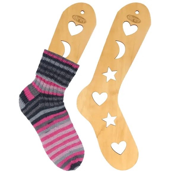 Wooden Sock Blockers Small d