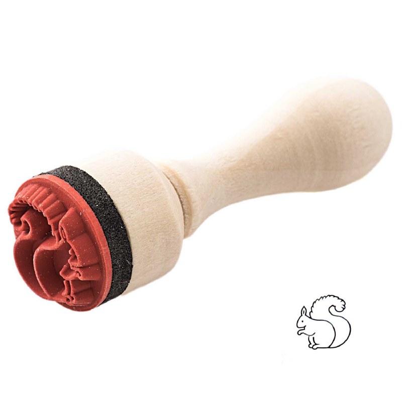 Stamp Mini Squirrel 15mm