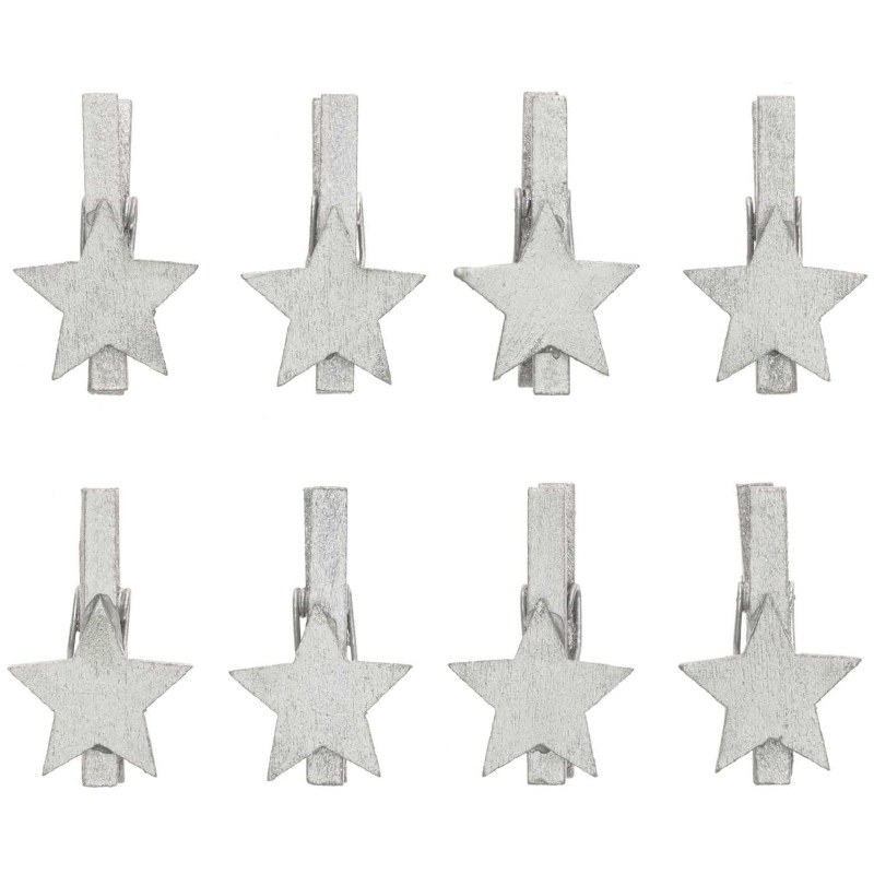 Rico Clips, Star Wood Silver
