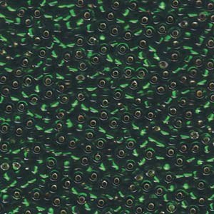 11/0 Seed Bead Green SL 20g