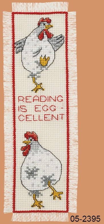 Permin Bookmark kit Reading is