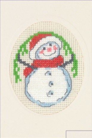 Permin Card kit Snowman