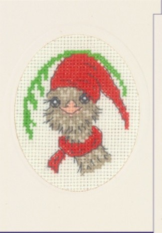 Permin Card kit Santa Chick