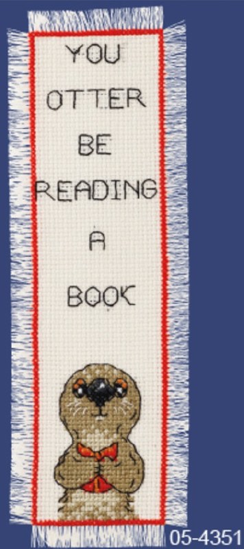 Permin Bookmark kit Otter
