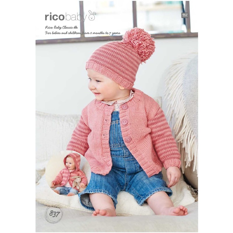 Rico 837 Cardigans &amp; Hat dk