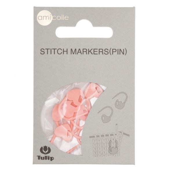 Tulip Stitchmarkers Heart Pink