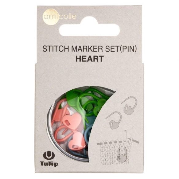 Tulip Stitchmarker Heart mix
