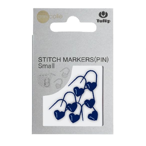 Tulip Stitchmarkers Heart Navy