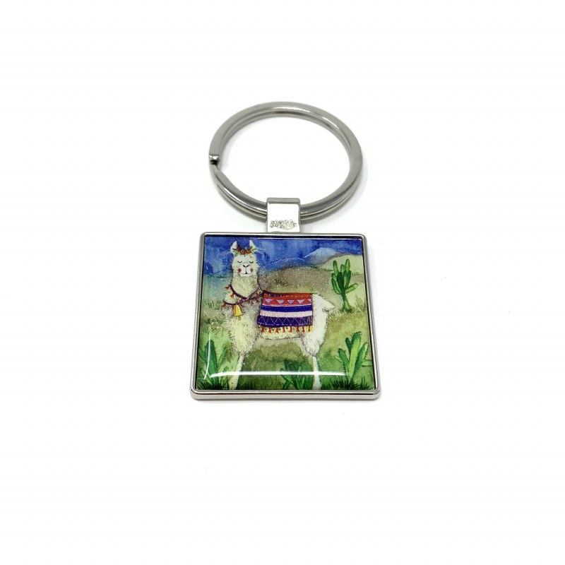 Alex Clark Keyring Llama