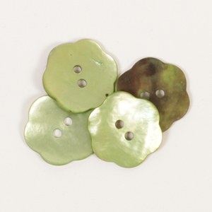 Drops Button 601 Flower Green