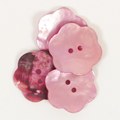 Drops Button 603 Flower Pink