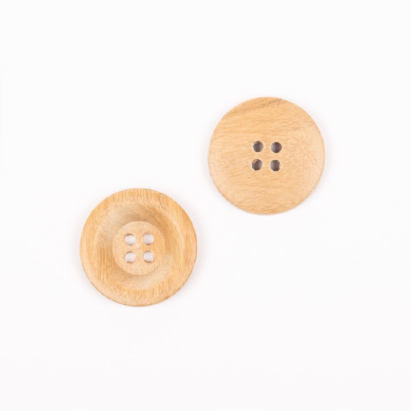 Drops Button 811 23mm Wood rou