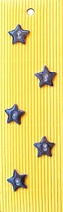 Incomp Buttons L234 Blue Stars